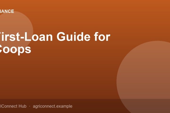 First-Loan Guide for Coops